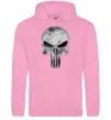 Женская толстовка (худи) Punisher red eye Розовый фото