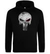 Женская толстовка (худи) Punisher red eye Черный фото