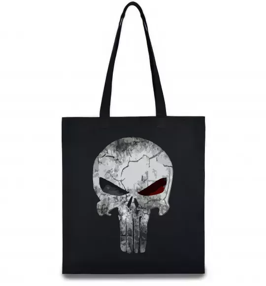 Эко-сумка Punisher red eye Черный фото