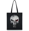 Эко-сумка Punisher red eye Черный фото