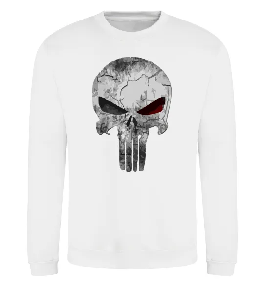 Свитшот Punisher red eye Белый фото