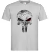 Мужская футболка Punisher red eye Серый фото