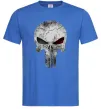 Мужская футболка Punisher red eye Ярко-синий фото