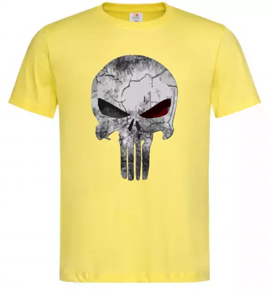 Мужская футболка Punisher red eye Лимонный фото