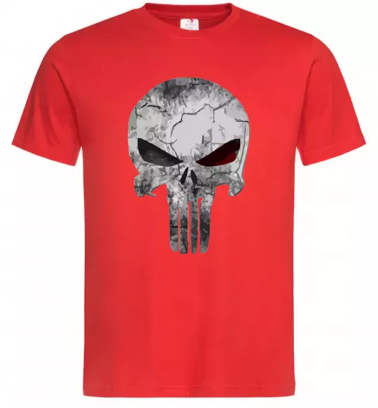 Мужская футболка Punisher red eye Красный фото