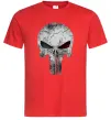 Мужская футболка Punisher red eye Красный фото
