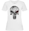 Женская футболка Punisher red eye Белый фото