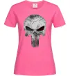 Женская футболка Punisher red eye Ярко-розовый фото