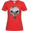 Женская футболка Punisher red eye Красный фото