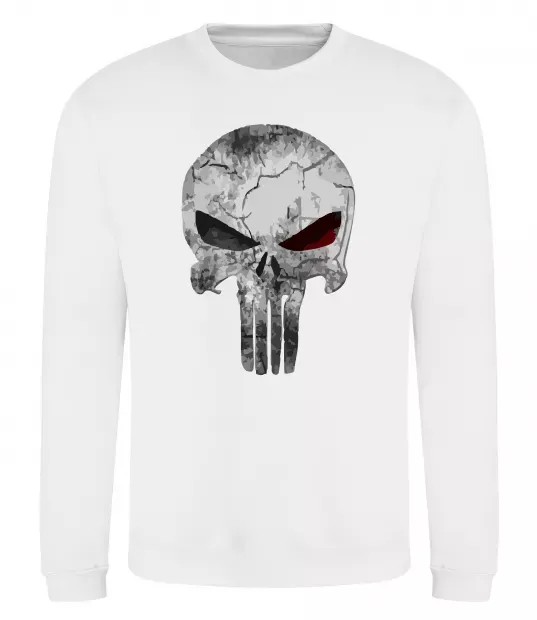 Свитшот Punisher red eye Белый фото