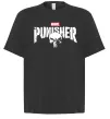 Футболка Оверсайз Punisher marvel Черный фото