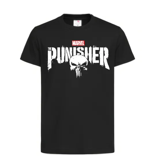 Дитяча футболка Punisher marvel Чорний фото