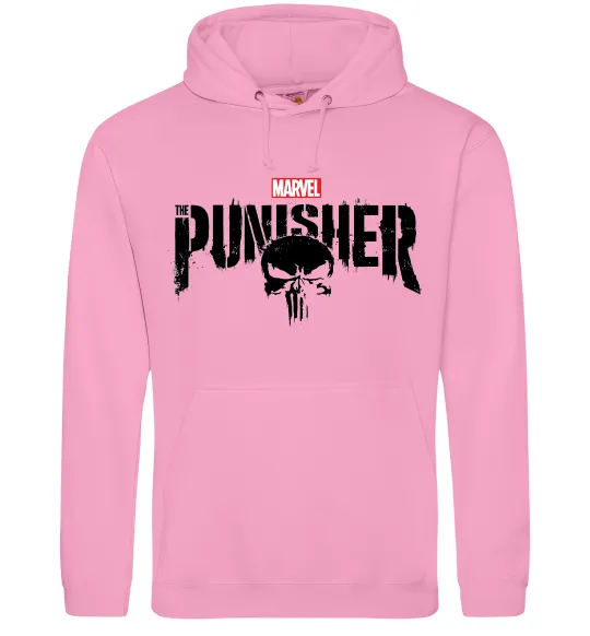 Чоловіча толстовка (худі) Punisher marvel Рожевий фото