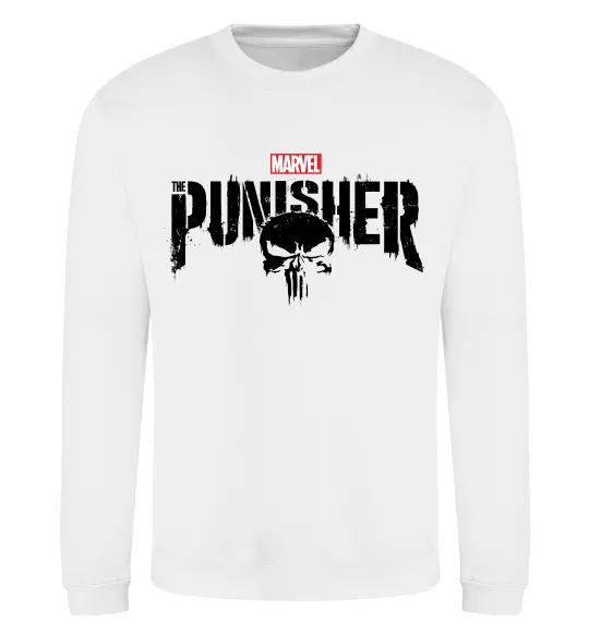 Свитшот Punisher marvel Белый фото