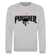 Свитшот Punisher marvel Серый меланж фото