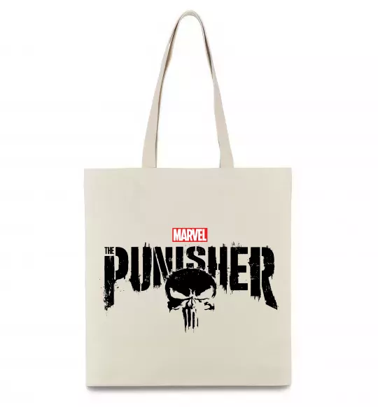 Эко-сумка Punisher marvel Бежевый фото
