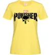 Женская футболка Punisher marvel Лимонный фото