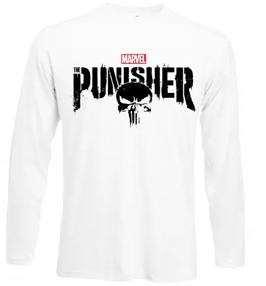 Лонгслів Punisher marvel Білий фото