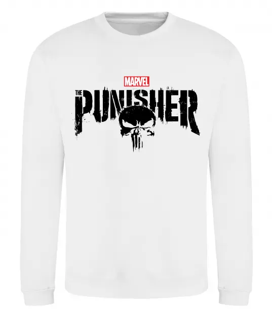 Свитшот Punisher marvel Белый фото