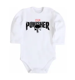 Дитячий бодік Punisher marvel Білий фото