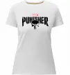 Женская премиум футболка Punisher marvel Белый фото