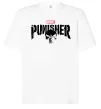 Футболка Оверсайз Punisher marvel Белый фото