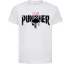Детская футболка Punisher marvel Белый фото
