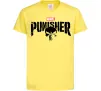Детская футболка Punisher marvel Лимонный фото