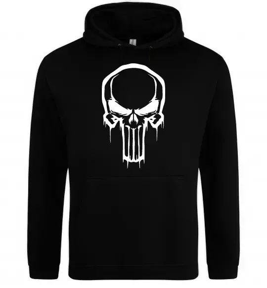Мужская толстовка (худи) Logo Punisher Черный фото