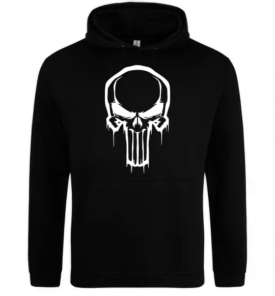 Женская толстовка (худи) Logo Punisher Черный фото
