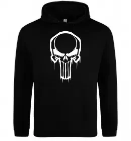 Женская толстовка (худи) Logo Punisher Черный фото
