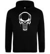 Женская толстовка (худи) Logo Punisher Черный фото