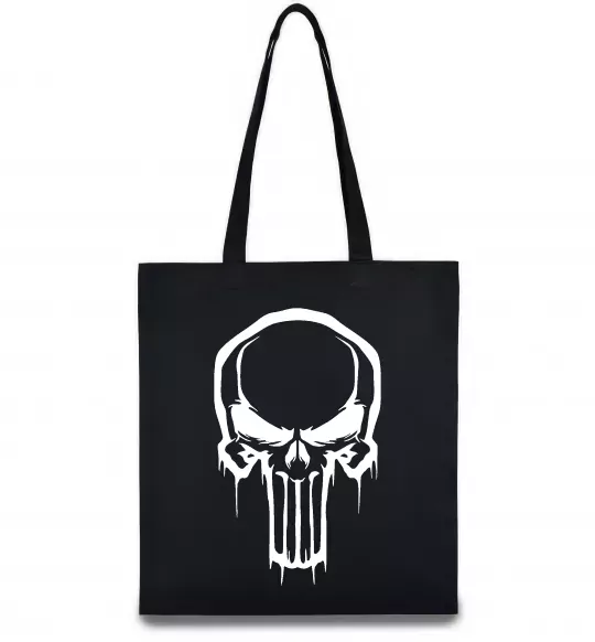Еко-сумка Logo Punisher Чорний фото