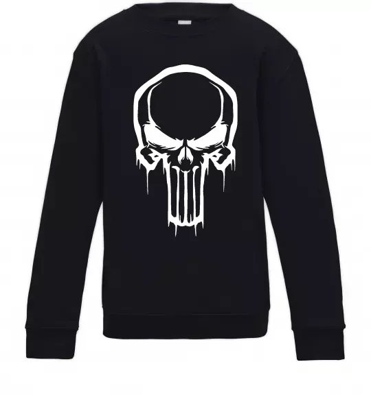 Детский Свитшот Logo Punisher Черный фото