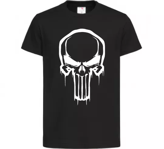 Детская футболка Logo Punisher Черный фото