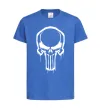Дитяча футболка Logo Punisher Яскраво-синій фото