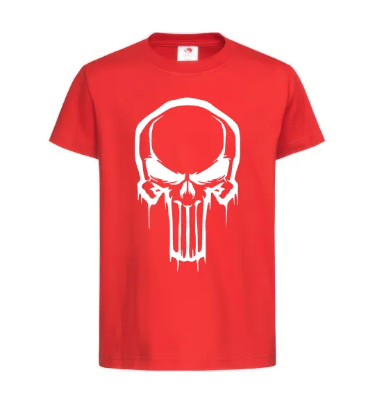 Дитяча футболка Logo Punisher Червоний фото