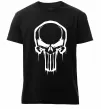 Чоловіча преміум футболка Logo Punisher Чорний фото