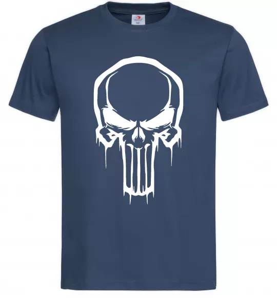 Мужская футболка Logo Punisher Темно-синий фото