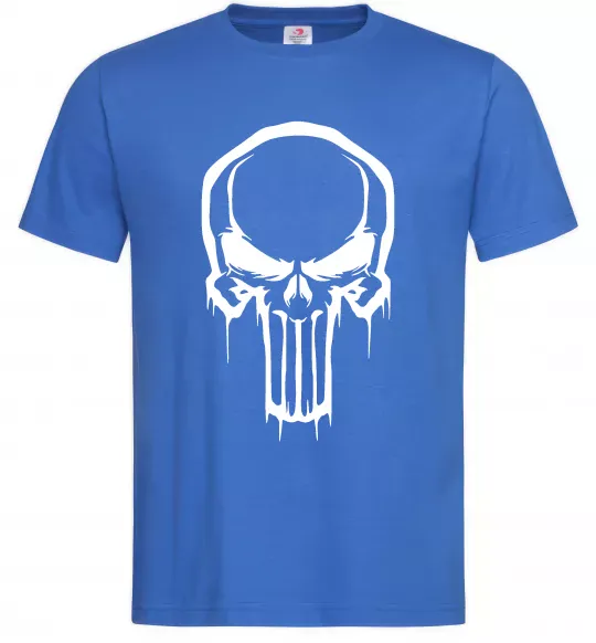 Мужская футболка Logo Punisher Ярко-синий фото