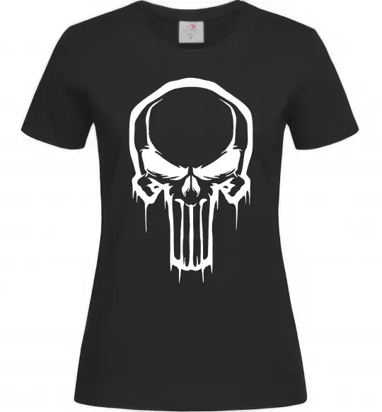 Женская футболка Logo Punisher Черный фото