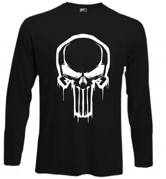 Лонгслив Logo Punisher Черный фото