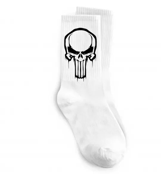 Носки Logo Punisher Белый фото