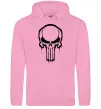 Мужская толстовка (худи) Logo Punisher Розовый фото