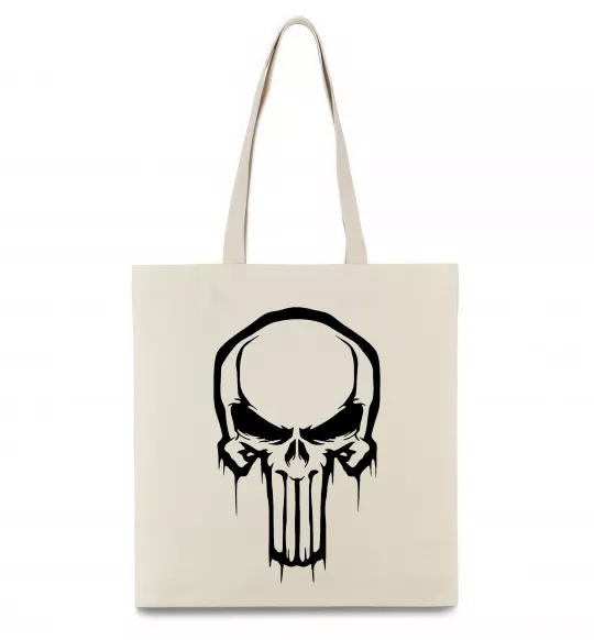 Еко-сумка Logo Punisher Бежевий фото