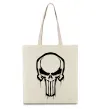 Еко-сумка Logo Punisher Бежевий фото