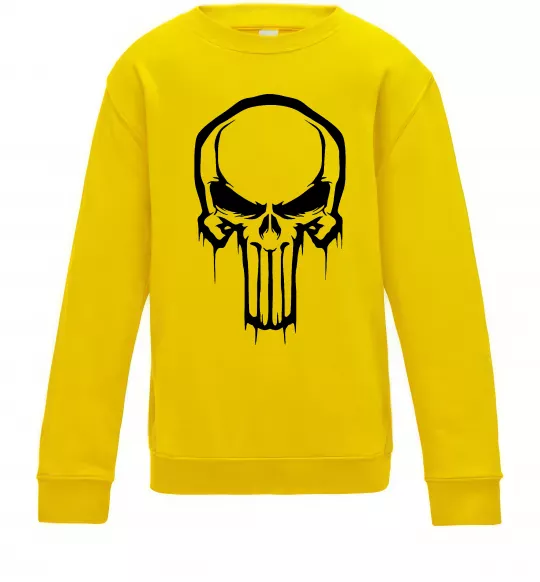 Детский Свитшот Logo Punisher Солнечно желтый фото