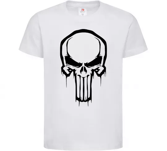 Детская футболка Logo Punisher Белый фото