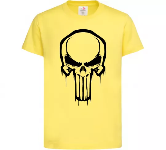 Детская футболка Logo Punisher Лимонный фото