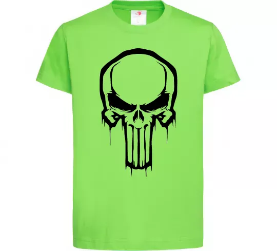 Детская футболка Logo Punisher Лаймовый фото